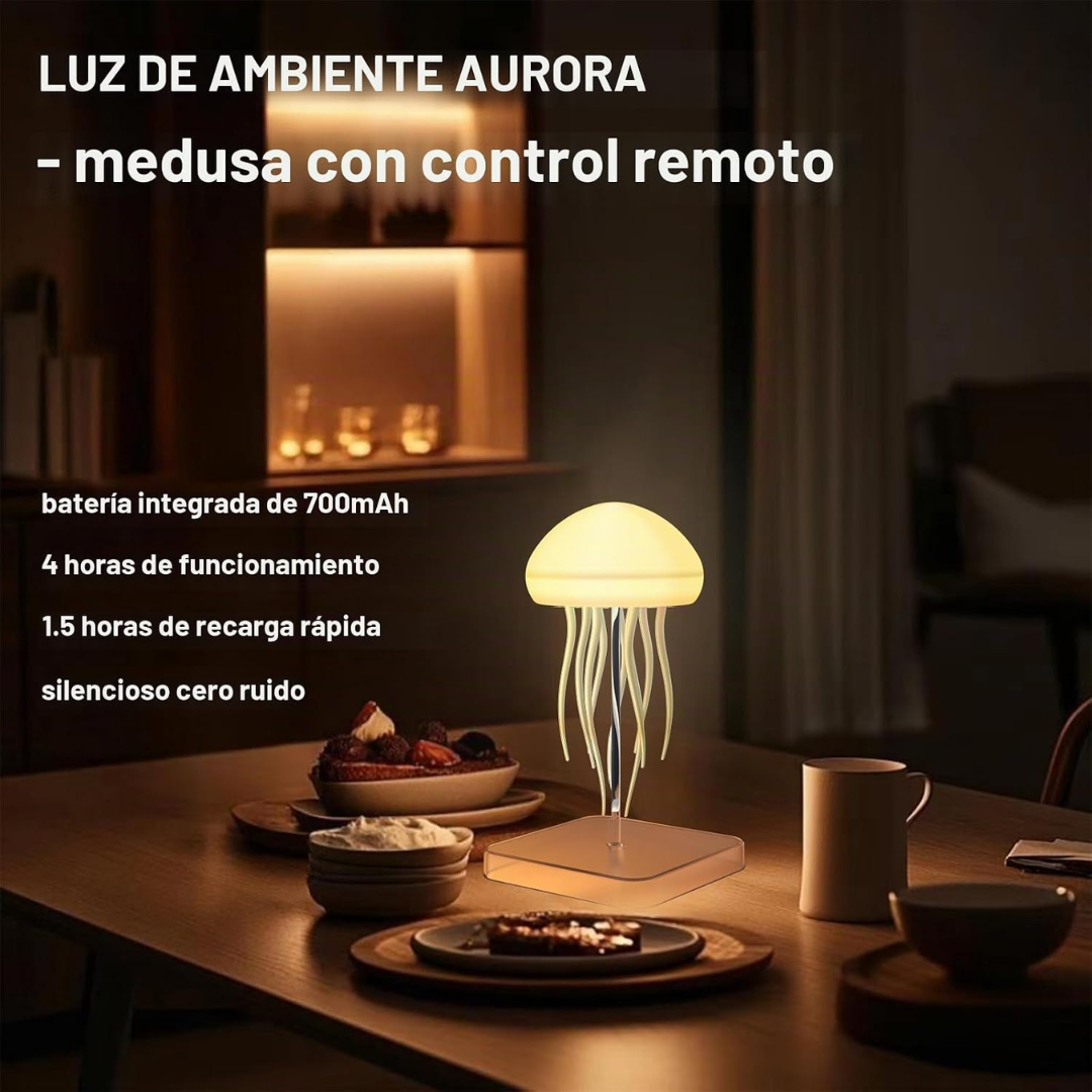 Lámpara Medusa LED RGB con Movimiento Animado